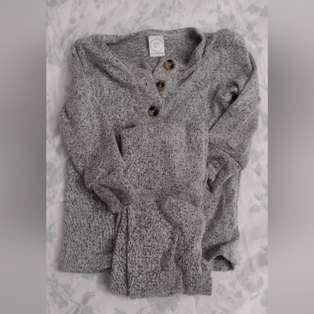 Lou Lou and company sweater top and bottoms 6-12m